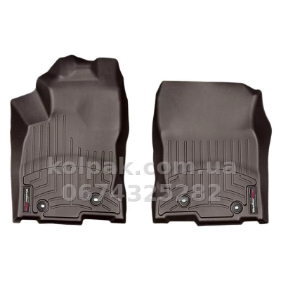 Килимки в салон Lexus NX 2015-, з бортиком, передні, какао, Weathertech 477491