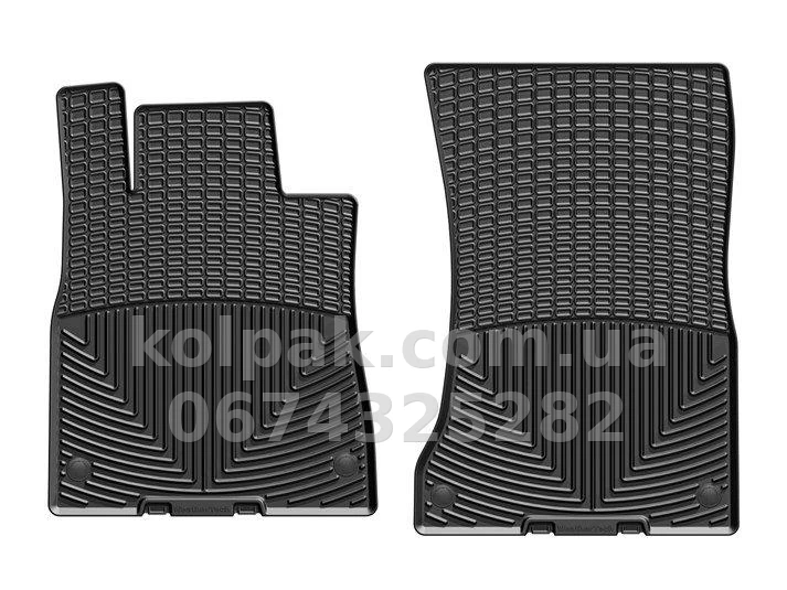 Килимки в салон Mercedes-Benz S-Class W222 2013-, передні, чорні, Weathertech W351 Килимки в салон Mercedes-Benz S-Class W222 2013-, передні, чорні, Weathertech W351 — фото 1