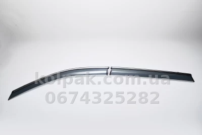 Window wind deflectors for with chrome finish adhesive-fit Nissan X-Trail T32 2014β2021 HAVOC Window wind deflectors for with chrome finish adhesive-fit Nissan X-Trail T32 2014β2021 HAVOC β photo 6
