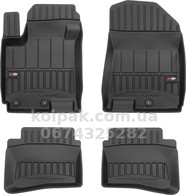 Килимки в салон Hyundai i20 2014-2020, Proline 3D, Frogum, FG 3D409606