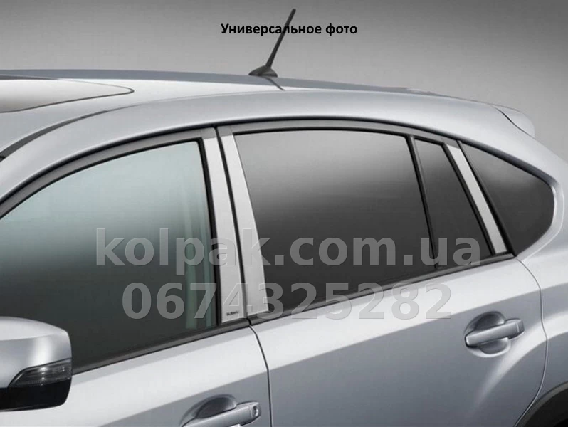 Chrome door pillar trims (4 pcs) Land Rover Freelander 2007-, OmsaLine, 6003139 Chrome door pillar trims (4 pcs) Land Rover Freelander 2007-, OmsaLine, 6003139 β photo 1