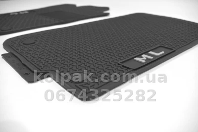 Оригінальні гумові килимки в салон Mercedes ML W-166 2011–2019 HAVOC, повний комплект Оригінальні гумові килимки в салон Mercedes ML W-166 2011–2019 HAVOC, повний комплект — фото 4