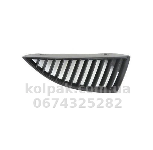 Права решітка радіатора Mitsubishi Lancer 2003-2006, чорна, AVTM, 184805992 Права решітка радіатора Mitsubishi Lancer 2003-2006, чорна, AVTM, 184805992 — фото 1