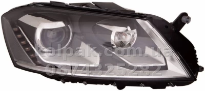 Передня права фара Volkswagen Passat B7 2011-2015, EUR, електричне регулювання, із коректором, без ламп (D3S/PSY24), Depo, 44111G7RMLEAD2 Передня права фара Volkswagen Passat B7 2011-2015, EUR, електричне регулювання, із коректором, без ламп (D3S/PSY24), Depo, 44111G7RMLEAD2