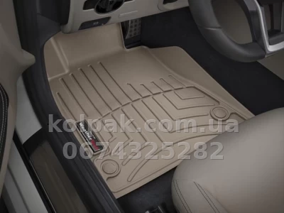 Floor mats for BMW 6-Series xDrive 2018-, front, beige, Weathertech 4513031 Floor mats for BMW 6-Series xDrive 2018-, front, beige, Weathertech 4513031 β photo 2