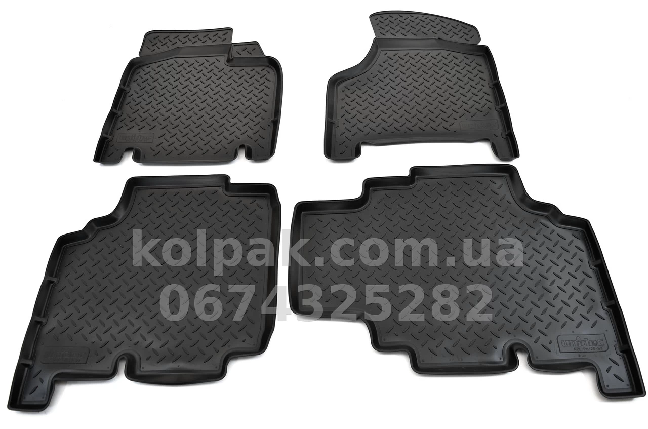 Polyurethane floor mats for Dodge Caravan 2000-, Norplast, NPL-Po-20-99 Polyurethane floor mats for Dodge Caravan 2000-, Norplast, NPL-Po-20-99 β photo 1
