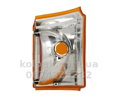 Right indicator light Ford Transit 1992-2000, yellow, without bulb holder, Depo, 431-1517R-UE — photo 2