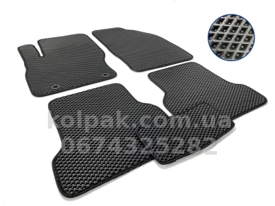 Килимки в салон Ford Focus 2 2004-2011, EVA, чорні, 5 шт., AVTM BLCEV1150 Килимки в салон Ford Focus 2 2004-2011, EVA, чорні, 5 шт., AVTM BLCEV1150