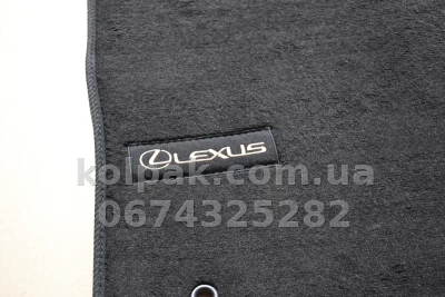 Ворсові килимки в салон Lexus LХ570 2007-2012, Premium, чорні, AVTM BLCLX1304 — фото 6