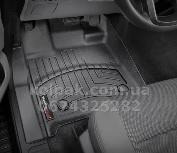 Floor mats for Ford Bronco 2021- front, vinyl flooring, black Weathertech 4417021V Floor mats for Ford Bronco 2021- front, vinyl flooring, black Weathertech 4417021V β photo 1