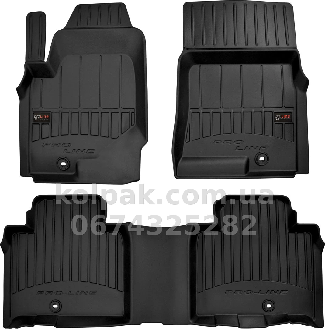Килимки в салон Ssangyong Rexton 2017-, 1-2 ряд, Proline 3D, Frogum, FG 3D408784 Килимки в салон Ssangyong Rexton 2017-, 1-2 ряд, Proline 3D, Frogum, FG 3D408784 — фото 1
