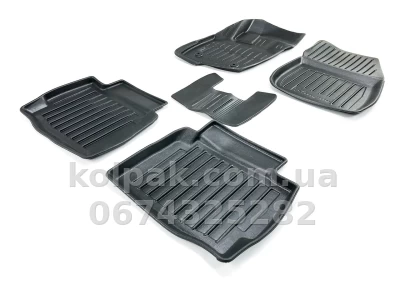 Polyurethane floor mats for Ford Mondeo/Fusion 2015-, 4 pcs, with raised edges, Stingray, 5007055 Polyurethane floor mats for Ford Mondeo/Fusion 2015-, 4 pcs, with raised edges, Stingray, 5007055 β photo 2