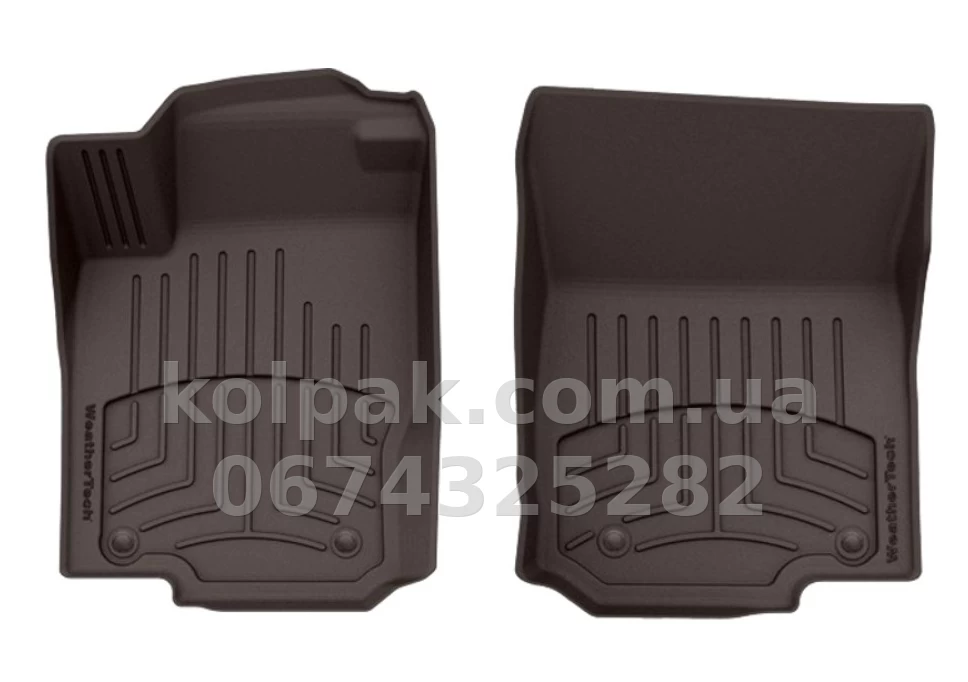Килимки в салон Mercedes-Benz GLE Class 2012-2018 передні, коричневі Weathertech 474011IM Килимки в салон Mercedes-Benz GLE Class 2012-2018 передні, коричневі Weathertech 474011IM — фото 1