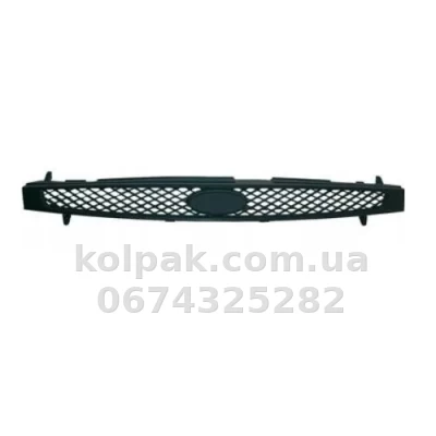 Решітка радіатора Ford Fiesta 2006-2008, сіра, AVTM, 182805990