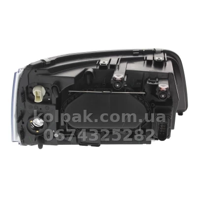Front left headlight Volkswagen T5 2003-2009, H7/H1, electric adjustment, with motor, Depo, 441-1175L-LD-EM — photo 2