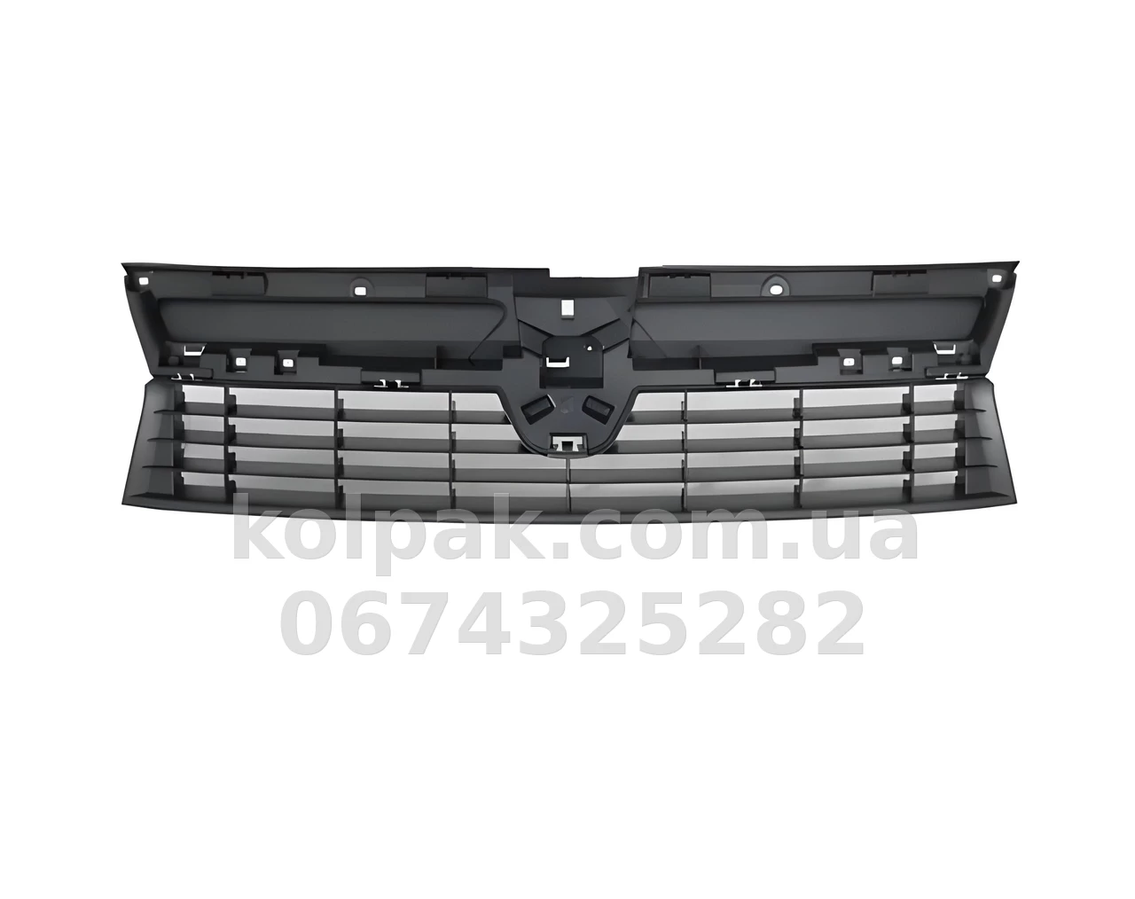 Решітка радіатора Dacia Duster 2010-2015, внутрішня, чорна, AVTM, 185627990 Решітка радіатора Dacia Duster 2010-2015, внутрішня, чорна, AVTM, 185627990 — фото 1