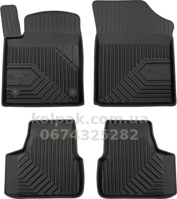 Килимки в салон Volkswagen Up! 2011-2023/Seat Mii 2011-2021/Skoda Citigo 2011-2020, Frogum, FG 77407176