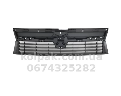 Решітка радіатора Chevrolet Malibu 2012-2014, верхня, із хромованим молдингом, AVTM, 181718916