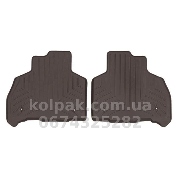 Floor mats for BMW X7 2019-, 6 seats, with raised edges, rear, cocoa, Weathertech 4715075 Floor mats for BMW X7 2019-, 6 seats, with raised edges, rear, cocoa, Weathertech 4715075 β photo 1