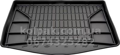 Килимок у багажник Ford C-Max 2010-2019, 5 місць із докаткою, Pro-Line, Frogum FG TM548614 — фото 2