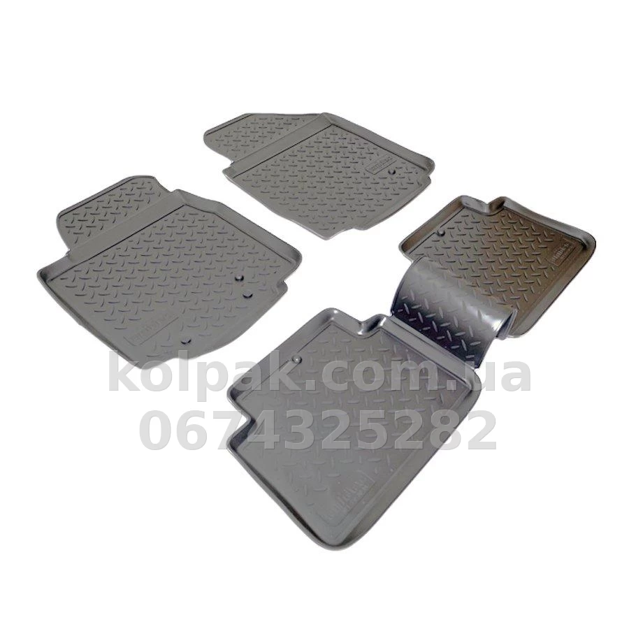 Polyurethane floor mats for Honda Pilot 2008-2015, Norplast, NPL-Po-30-51 Polyurethane floor mats for Honda Pilot 2008-2015, Norplast, NPL-Po-30-51 β photo 1