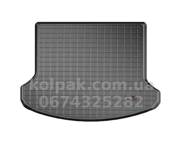 Boot mat for Mitsubishi Outlander 2014-2021, behind the second row, black, WeatherTech 40647 Boot mat for Mitsubishi Outlander 2014-2021, behind the second row, black, WeatherTech 40647 β photo 1