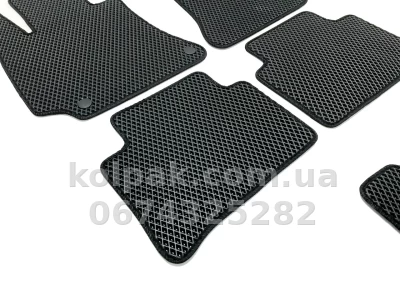 Килимки в салон Mercedes-Benz E-Class W212 2009-2013, EVA, чорні, 5 шт., AVTM BLCEV1345 — фото 6