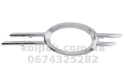 Лівий молдинг решітки бампера Mercedes-Benz E-Class W211 2006-2009, хром, AVTM, 2118851174, 184610913