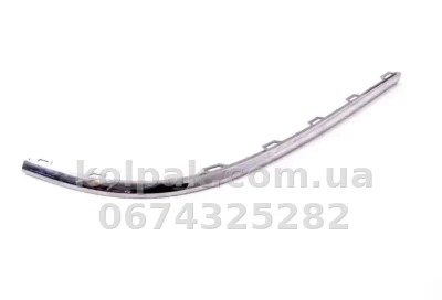 Правий молдинг заднього бампера Volkswagen Passat CC 2012-2016, хром, AVTM, 3C8807460B, 187436972 Правий молдинг заднього бампера Volkswagen Passat CC 2012-2016, хром, AVTM, 3C8807460B, 187436972