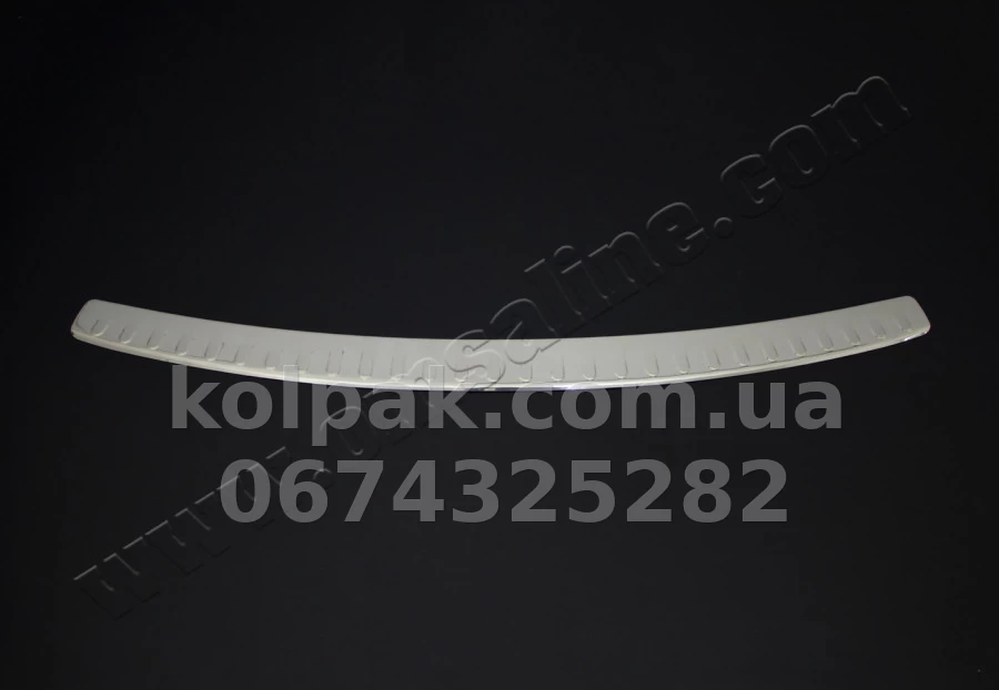 Chrome rear bumper protector (Matt) Volkswagen Caddy 2003-2015, OmsaLine, 7520093T Chrome rear bumper protector (Matt) Volkswagen Caddy 2003-2015, OmsaLine, 7520093T β photo 1