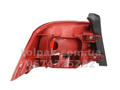 Задній ліхтар Volkswagen Passat B7 2011-2014, правий, зовнішній, світла смуга, Depo, 441-19C2R-UE — фото 2