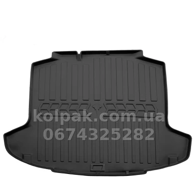 Поліуретановий килимок у багажник Geely Atlas Pro 2021- hybrid, з бортиком, Stingray 6025011