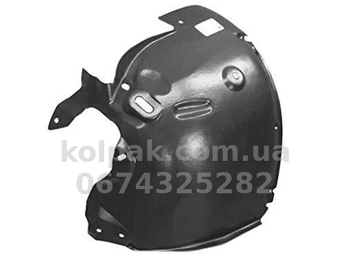 Front left wheel arch liner Renault Fluence 2010- (front section) 638450016R AVTM 446023385 Front left wheel arch liner Renault Fluence 2010- (front section) 638450016R AVTM 446023385 β photo 1