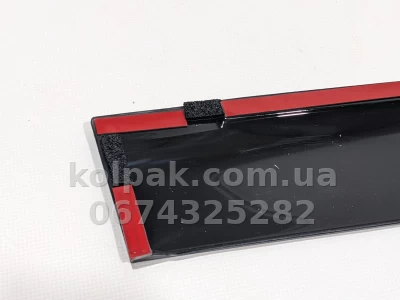 Дефлектори HAVOC Toyota Land Cruiser Prado 250 2024–2026 | вітровики на скотчі MTLC2502024 — фото 9