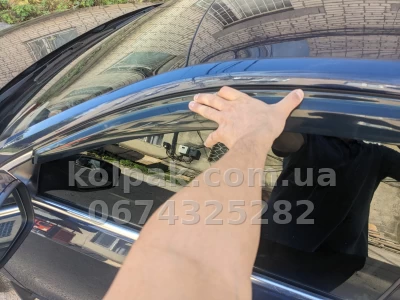 Дефлектори вікон Volkswagen Passat B7/8 2011–2018 USA HAVOC — накладні — фото 9