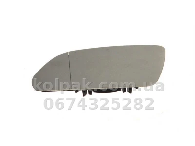 Лівий вкладиш дзеркала Skoda Octavia A5 2004-2008/Volkswagen Polo 2005-2008, асферичний, із підігрівом, AVTM, 1Z1857521F, 186411111