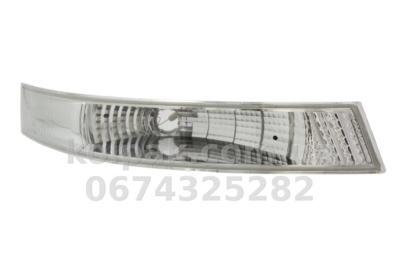 Передній правий покажчик повороту Renault Master 2003-2009, без ламп, без патрона PY21W білий Depo 551-1609R-UE-C Передній правий покажчик повороту Renault Master 2003-2009, без ламп, без патрона PY21W білий Depo 551-1609R-UE-C — фото 1