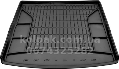 Килимок у багажник Fiat Freemont 2011-2016, 7 місць, складаний 3 ряд, Pro-Line, Frogum FG TM549673 — фото 2