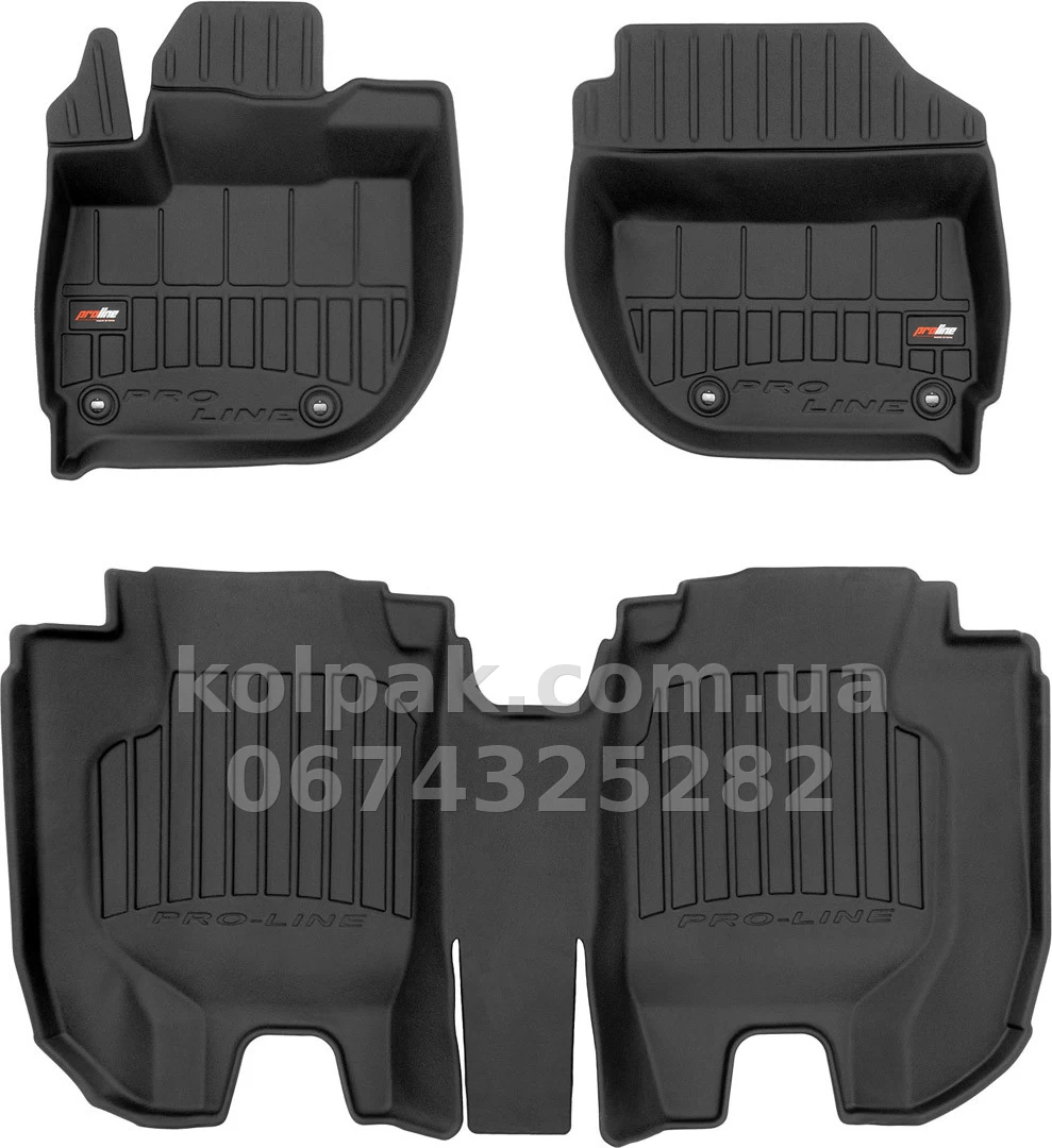 Floor mats for Honda HR-V 2013-2021, Proline 3D, Frogum, FG 3D425989 Floor mats for Honda HR-V 2013-2021, Proline 3D, Frogum, FG 3D425989 β photo 1