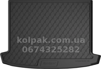 Килимок у багажник Renault Clio SW 2012-2019, верхній, GledRing GR 1555