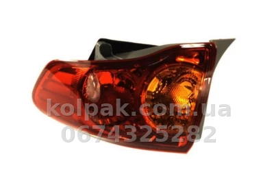 Задній правий ліхтар Toyota Corolla 2007-2010, зовнішній, Depo, 212-19Q3R-UE