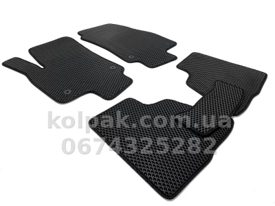 Килимки в салон Opel Astra H НВ 2004-2015, EVA, чорні, 5шт, AVTM BLCEV1440 — фото 2