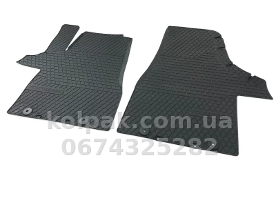 Оригінальні килимки в салон Volkswagen Transporter T5/Transporter T6 2003-/2015-, передні, 2 шт., VAG, 7H1061502B82V — фото 3