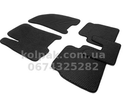 Килимки в салон Chevrolet Aveo 2005-2011, EVA, чорні, 5 шт., AVTM BLCEV1076 — фото 3