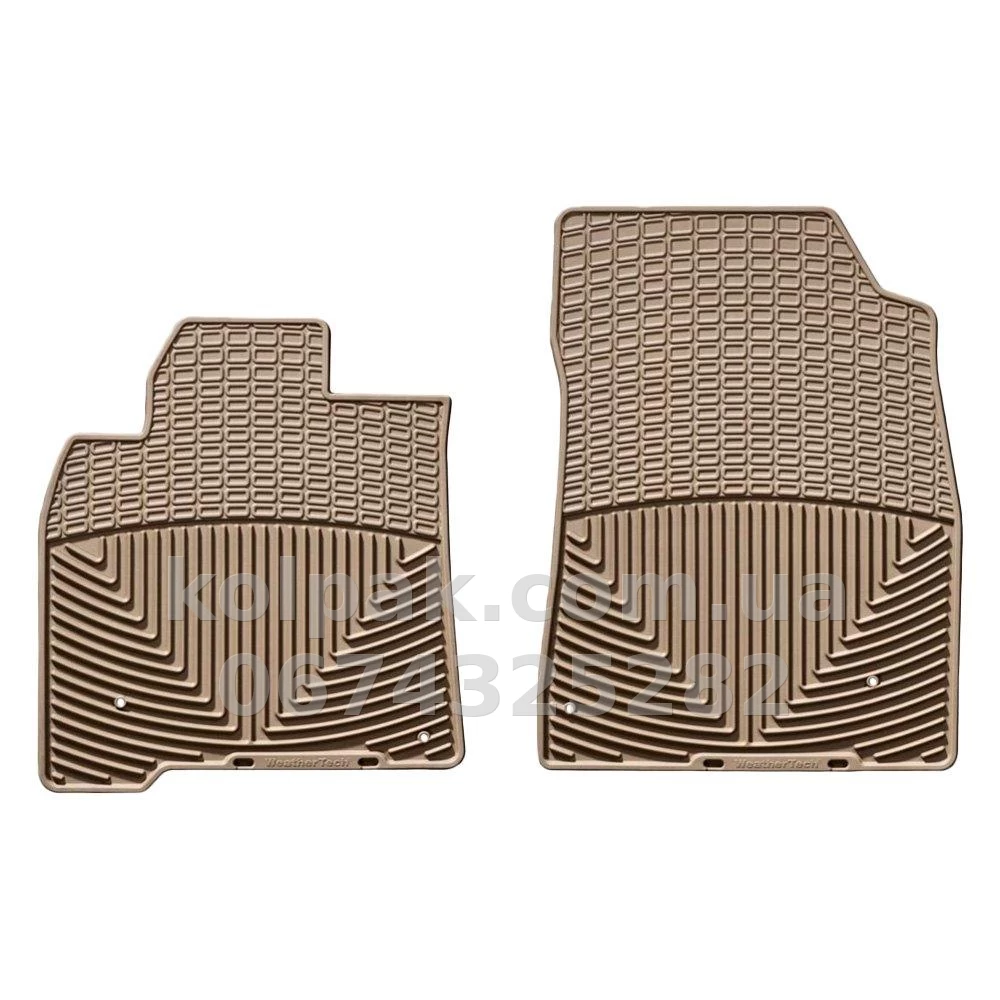 Floor mats for Toyota Land Cruiser 200/Lexus LX570 2008-2012, front, beige, Weathertech W126TN Floor mats for Toyota Land Cruiser 200/Lexus LX570 2008-2012, front, beige, Weathertech W126TN β photo 1