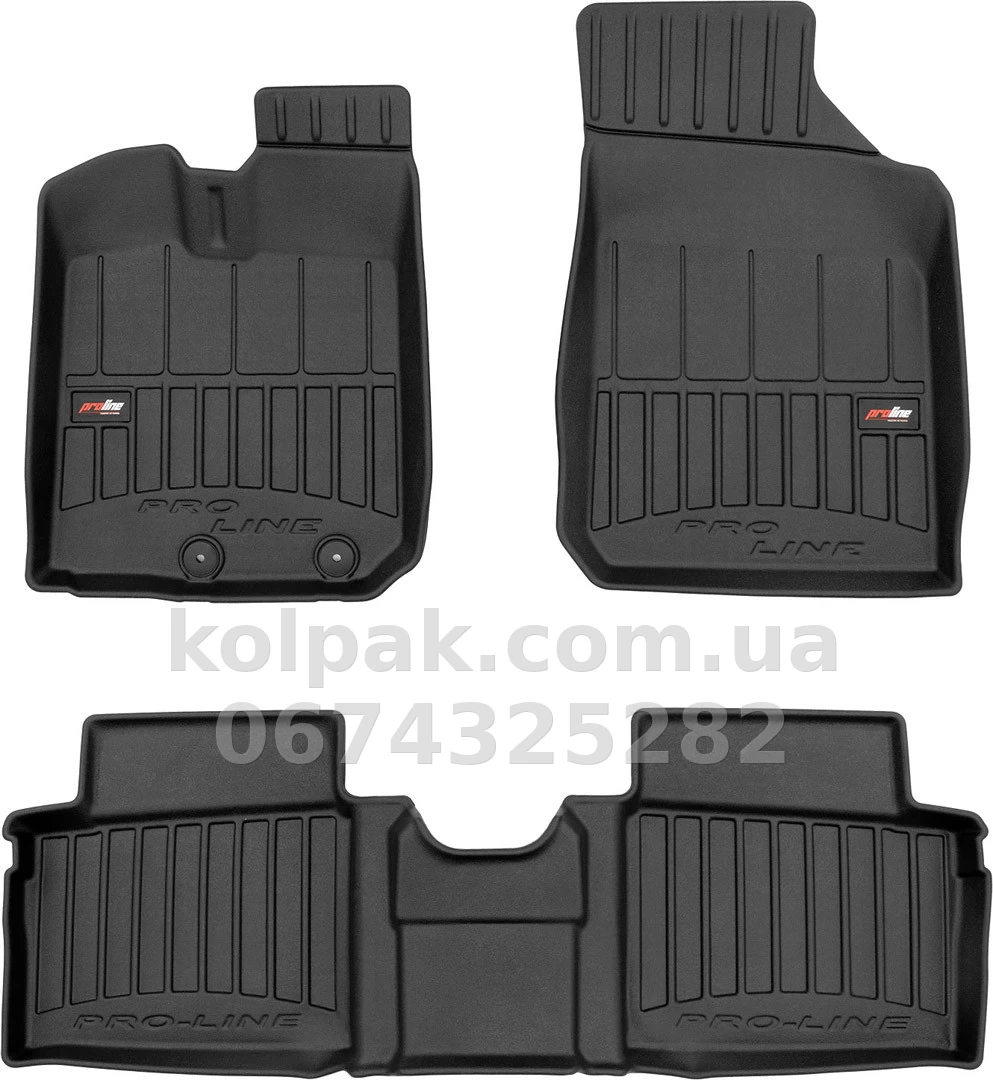 Floor mats for Renault City K-ZE 2019-/Dacia Spring 2021-, Proline 3D, Frogum, FG 3D427488 Floor mats for Renault City K-ZE 2019-/Dacia Spring 2021-, Proline 3D, Frogum, FG 3D427488 β photo 1