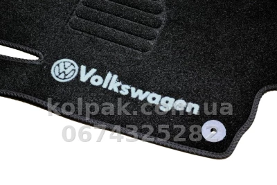 Carpet floor mats for Volkswagen Jetta 5 2005-2011/Golf 5/6 2003-20012, black, 5 pcs, AVTM BLCCR1658 — photo 5