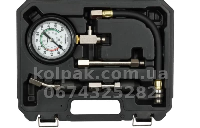 Compression tester for petrol engines (2.1 MPa M14/M18, with tools 5 pcs+case) YATO YT-73012 — photo 2