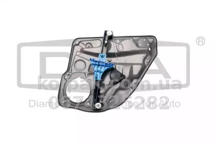 Rear left window regulator Volkswagen Golf 4 1998-2004, with panel, without motor, electric, DPA, 88390295002 Rear left window regulator Volkswagen Golf 4 1998-2004, with panel, without motor, electric, DPA, 88390295002 β photo 1