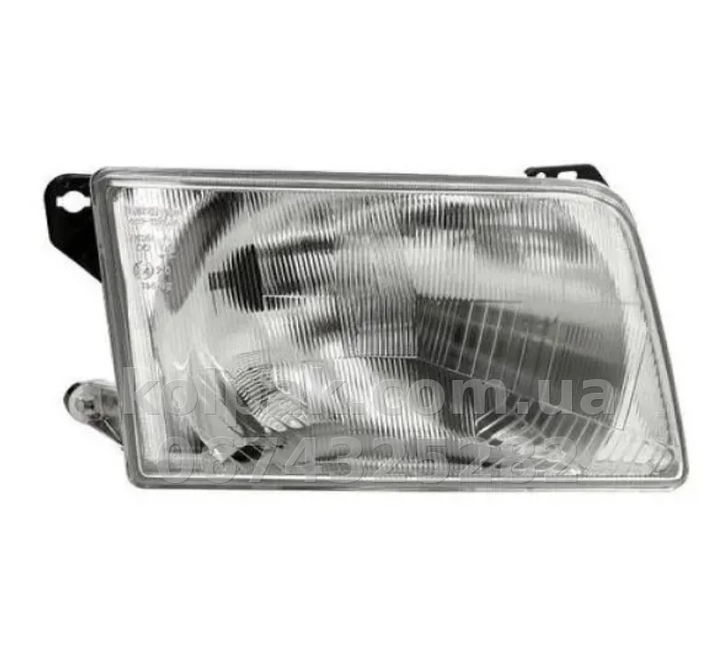 Front right headlight Ford Transit 1986-1991, manual adjustment, without bulbs (H4/W5W), Depo, 4311125RLDE Front right headlight Ford Transit 1986-1991, manual adjustment, without bulbs (H4/W5W), Depo, 4311125RLDE β photo 1